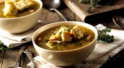borsóleves recept