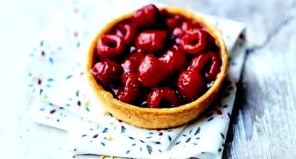 málna tartlet