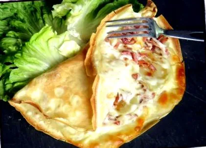 palacsinta mozzarella