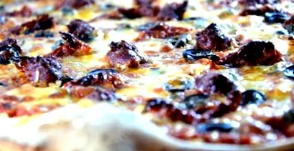 Pizza merguez