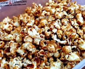 caramelizată popcorn