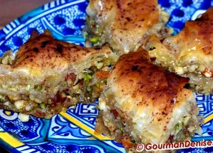 mandulával baklava