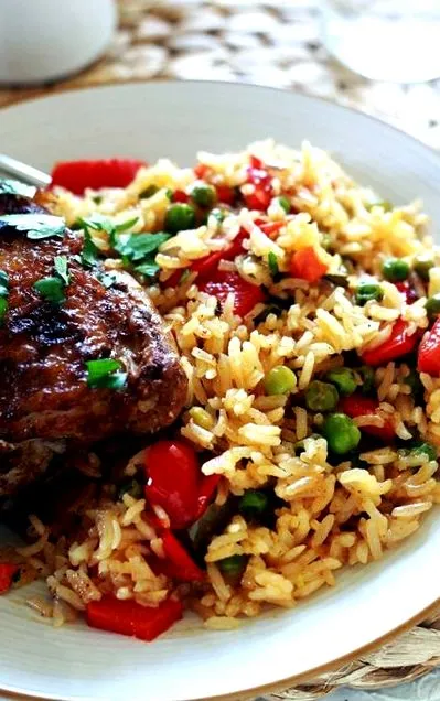 куркою овочами