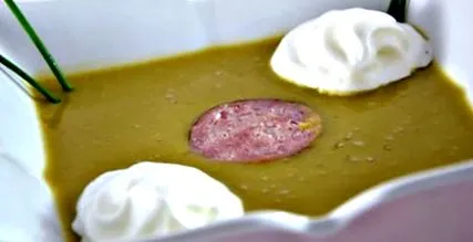 Hasított borsóleves