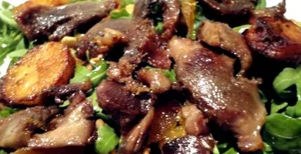 Gizzard saláta