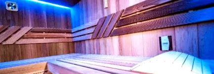 sauna blue