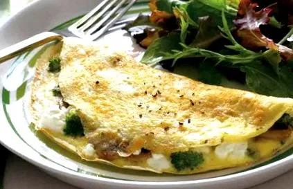 broccoli omletă