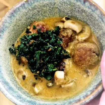 curry-vel marhahúsgombóc