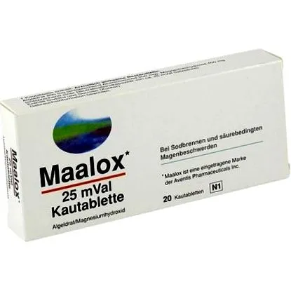 rágótabletta Maalox mVal