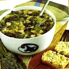 broccoli crutoane