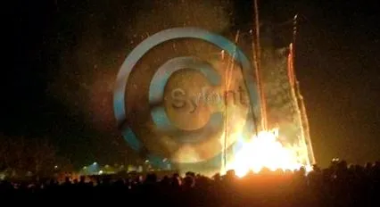 incendiul plaja