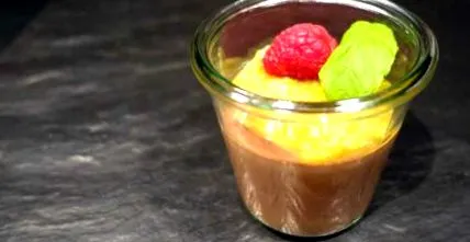 csokoládé puding