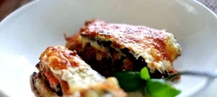 mozzarellával padlizsán