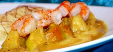 gyümölcsös curry