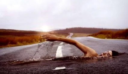 водата