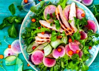salată frunzele salată