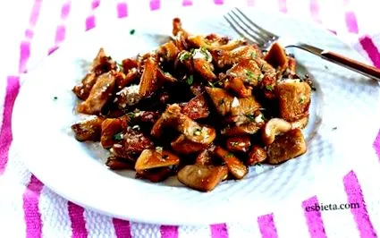 Fokhagymás gomba recept