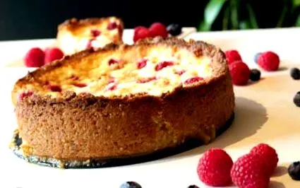 torta málnával