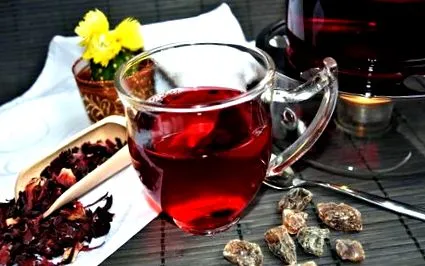 hibiszkusz teát