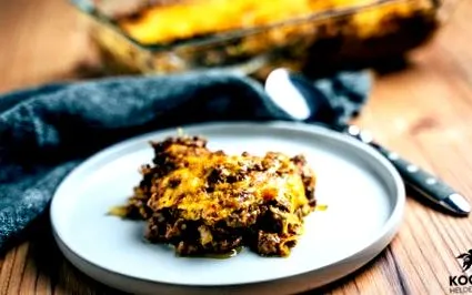 keto sajtburger rakott