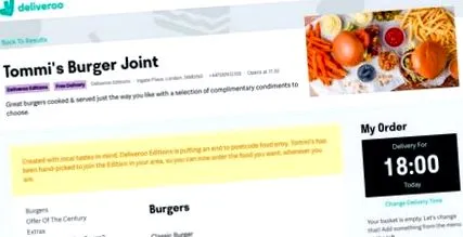 foodora deliveroo