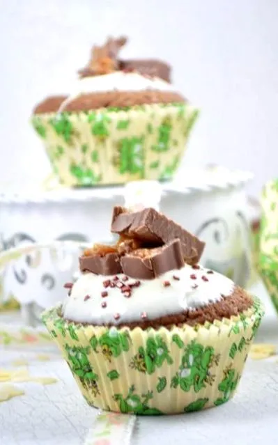 Karamellás cupcakes