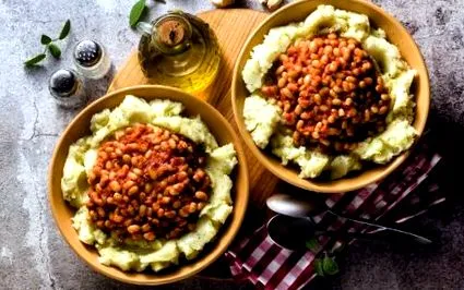 krumplipüré fehérbabbal