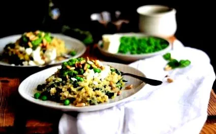 quinoa rizottó