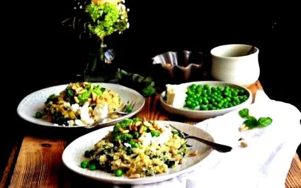 quinoa borsópürével