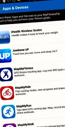 eszköz myfitnesspal-t
