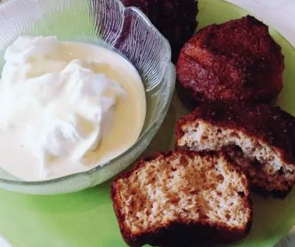 fehérjében muffin