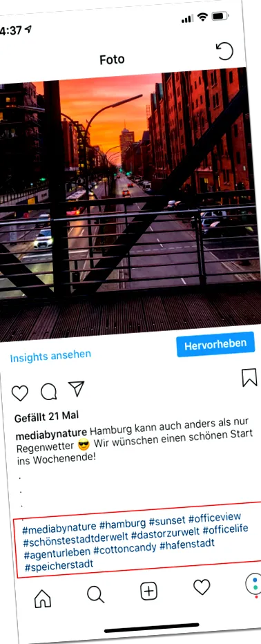 hashtags