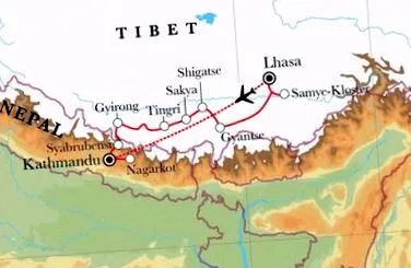 tibet oda-vissza