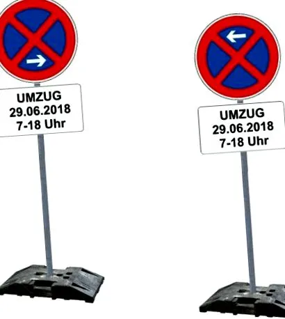 Ideiglenes megállási közlekedési tábla