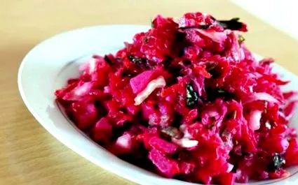 салат яблуками