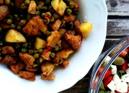 картофи грах