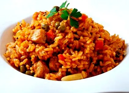 овочами рисом