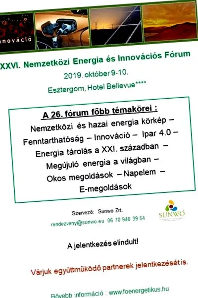 форум енергетика иновации főenergetikus