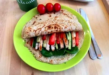 палачинки зеленчуци