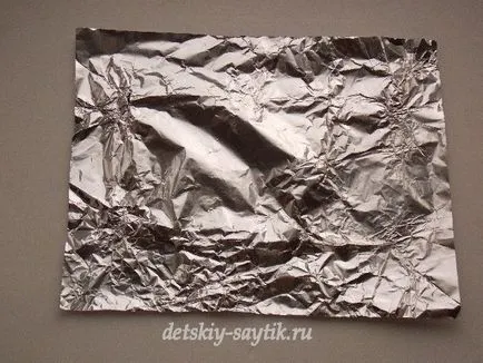 Вироби з фольги для дітей кінь і конячка з фольги, дитячий сайтик