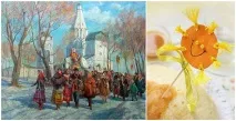 през пролетта Великия пост
