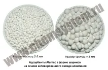 Адсорбенти, Хімічні системи алюмінію