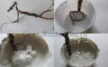 Боядисайте багажника цветя