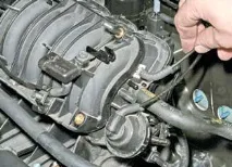 Chevrolet Lacetti Зняття впускного трубопроводу колектора ресивера Шевроле Лачетті lacetti
