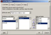 Робимо першу форму Foxpro – ставимо Listbox першу