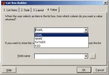 Робимо першу форму Foxpro – ставимо Listbox першу