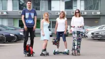 Experiment editorial despre cum să ajungi la lucru pe un scuter, monociclu, patine cu rotile și un hoverboard