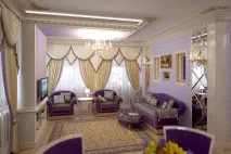 Фото інтер’єру залу у квартирі залу