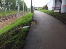Естакада в Переділкіному побудована з дефектами, Портал Солнцево побудована