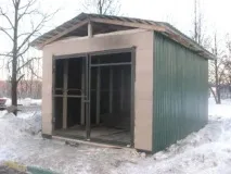 Гараж із профільної труби відео-інструкція по монтажу своїми руками, особливості печей, каркасів, труби